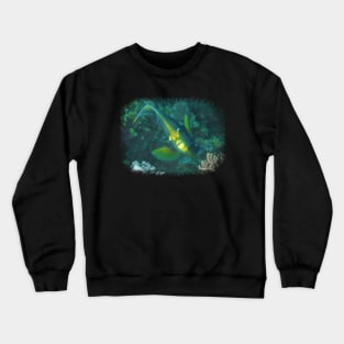 Angelfish | Floats in the coral reef | Crewneck Sweatshirt